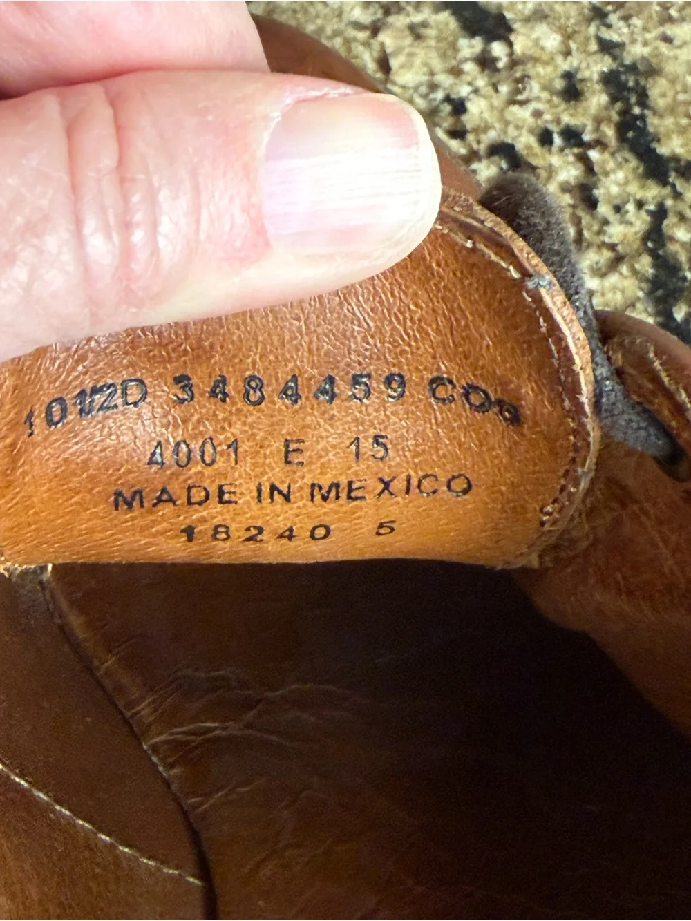 Frye Paul Men’s 10.5 D Leather Oxford Derby Dress Shoes Brown.